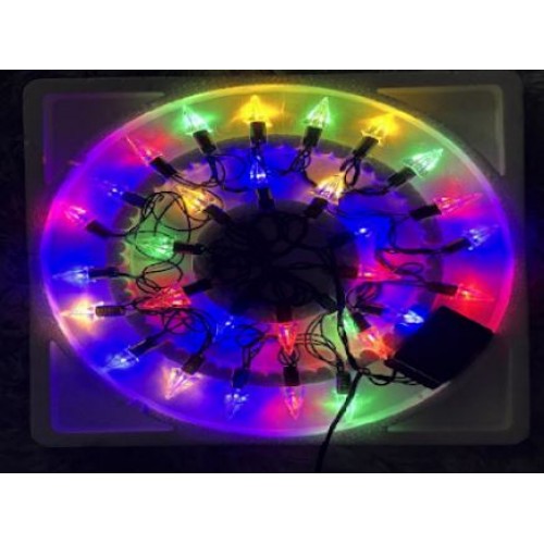 Series luces navideña multicolor con Musical de 30 focos  SDD1117
