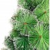 Arbol pino artificial de navidad de agujas con manchas blancas 150cm 135 ramas SDS113