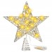 Estrella con luz para árbol navideño