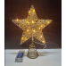 Estrella con luz para árbol navideño