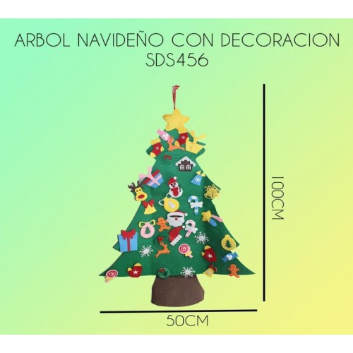 Adorno navideño en forma de arbol de navidad SDS456