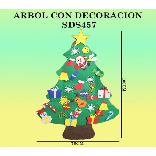 Adorno navideño en forma de arbol de navidad SDS457