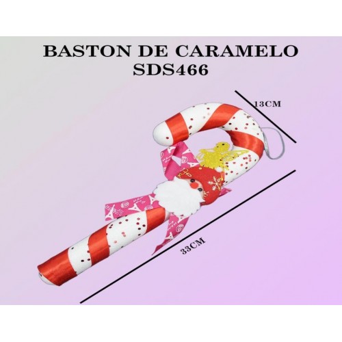 Bastón de caramelo navideño SDS466
