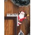 Adorno navideño de madera para decoración de marco de puerta SDS703