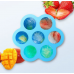 Caja de almacenamiento de alimentos multifuncional con siete orificios para bebés y niños pequeños SFYP17