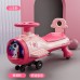 Coche giratorio eléctrico para niños de 1-3 años (con luces y música) en color rosa SM934