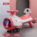 Carro giratorio eléctrico,modelo de astronauta para niños 1-3 años en color rojo (con luces y música) SM936