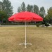 En stock 2 metros paraguas publicitario de poliéster paraguas grande sombrilla sombrilla protección solar sombrilla sombrilla de playa al por mayor al aire libre