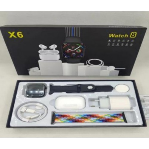 Reloj deportivo/Conjunto SMART WATCH X9+ auriculares+ cargador SW209
