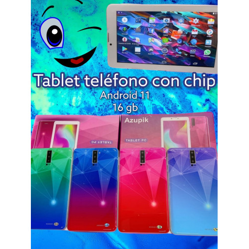 Tablet teléfono con chip Android 11 16 gb
