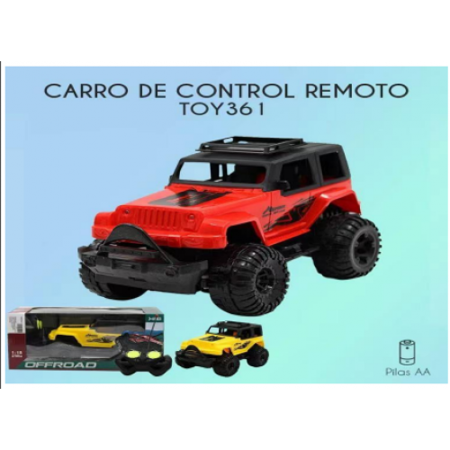 Jeep Rubicon  De Control Remoto.. Escala 1:24 TOY361