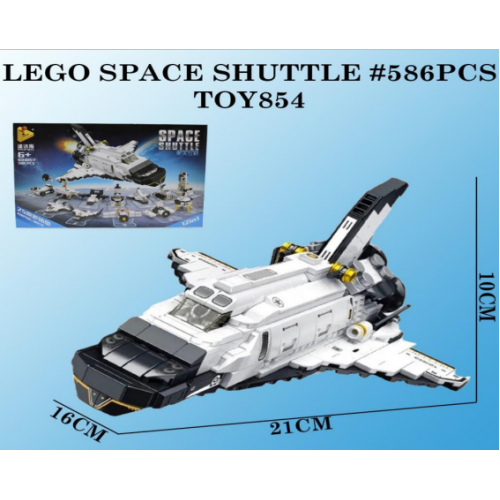 Lego transbordador espacial con 586 pzs TOY854