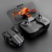 Dron aéreo plegable con control remoto y cámara dual 4K, 2 cámaras