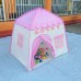 Casita Castillo Casa de juegos ligera para niños, tienda de campaña al aire libre W04