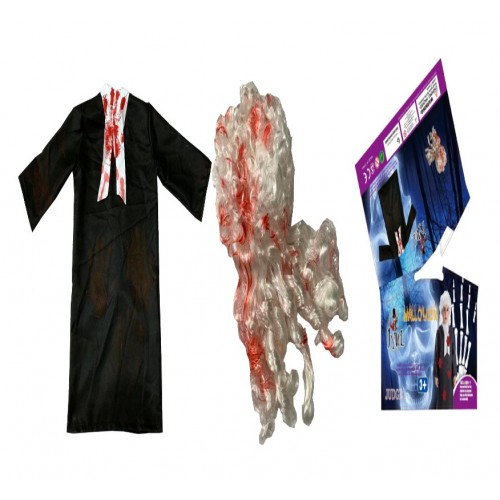 Disfraz de halloween de juez sangriento WS14