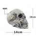 Decoración de halloween de cráneo 14*10cm (bolsa con 6 pzs de cabezas) WS55