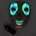 Máscara luminosa de payaso para halloween tamaño 22*18cm WS85