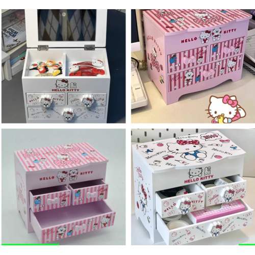 Hello Kitty estante de escritorio de almacenamiento XH-MZSSH