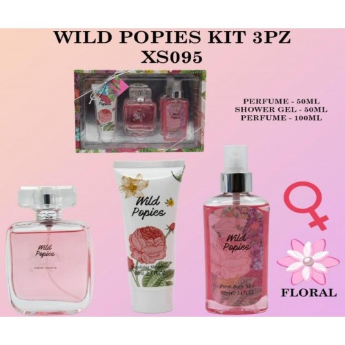 Kit de perfumes Christian audigier de 50ml+100ml+80ml woman:50ml-perfume+100ml de bodymist+80ml-shower XS095