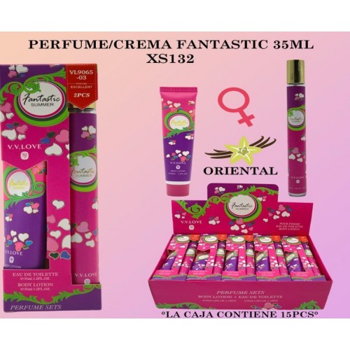 Perfume + crema FANTASTIC 35ml XS132