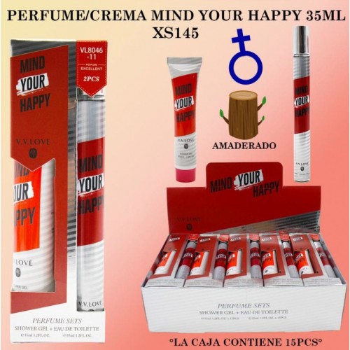 Kit de perfume con crema hidratante de 35ml 212Men Heroes Forever Young XS145