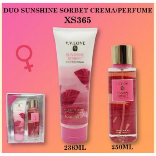 Kit de perfume  Victoria´s Secret de 250ml+ 236ml Bodymist  XS365