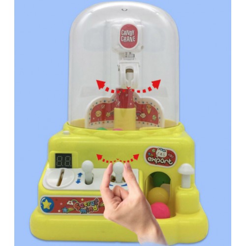 Mini máquina de agarre de bola educativa para niños nuevos y creativos, agarre de mano, caramelo, juguete interactivo para padres e hijos