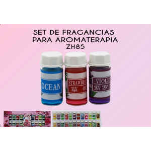 Set de fragancias para aromaterapia ZH85
