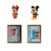 Bloques de construcción de Mickey y Minnie Mouse 25cm ZO1008