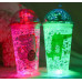 Vaso de acrílico de hidrogel con diseño de dinosaurio con luz LED de 450ML  BZ750