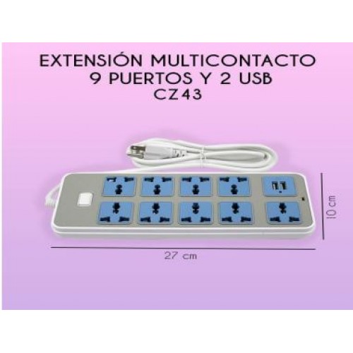 Extensión multicontacto CZ43