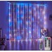 Cortinas de luces LED para decoración, cálida, multicolor de 8 funciones de 300 pcz leds  SDD126